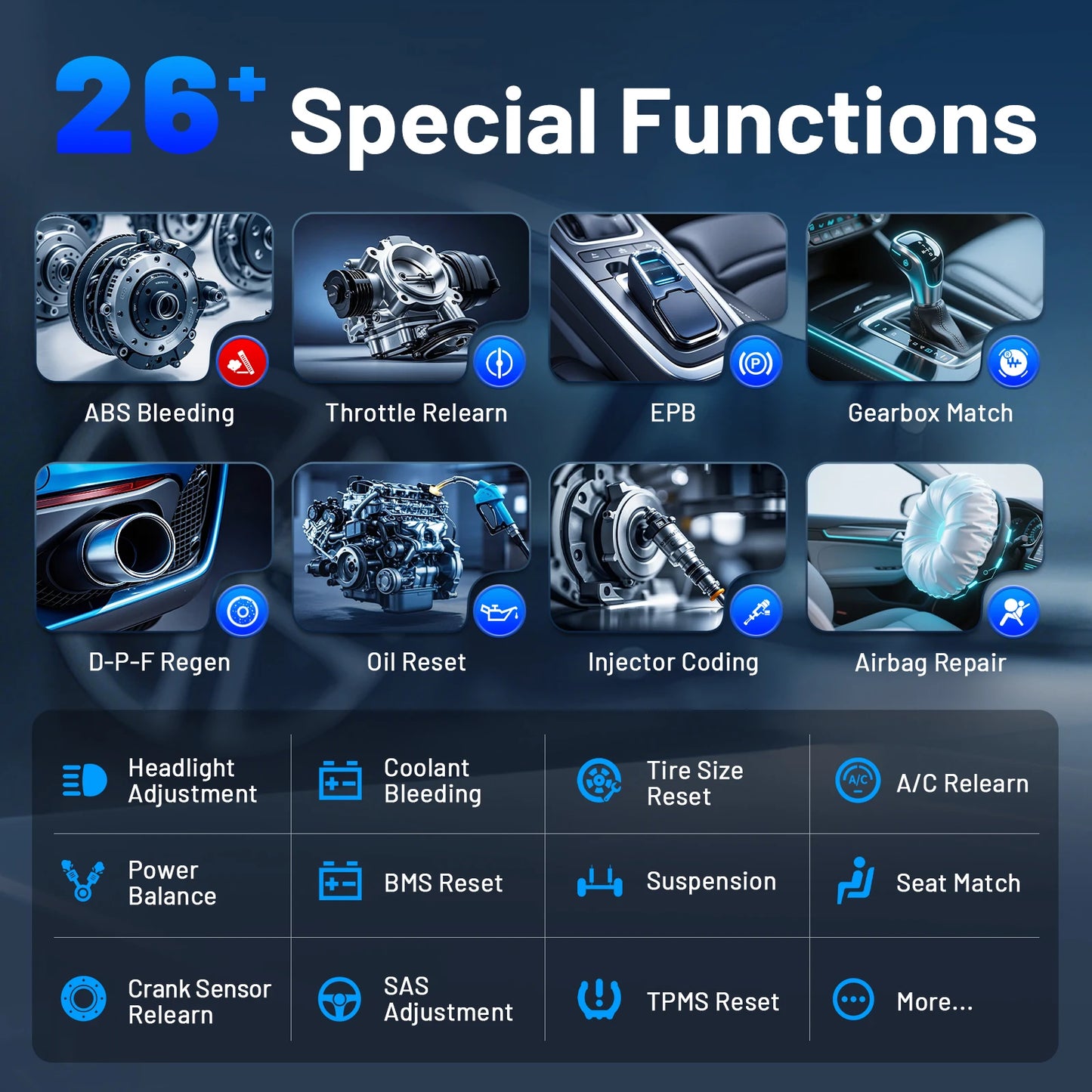 XTOOL Anyscan A30M OBD2 Scanner Active Test Car Diagnostic Tool