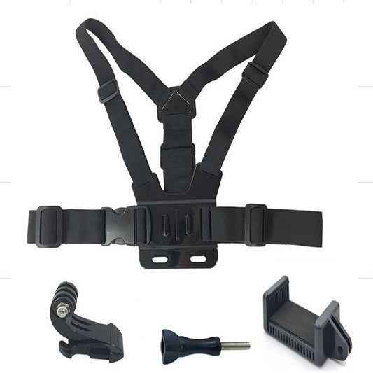 Mobile Phone Chest Strap Mounting Holder First-angle Video Bracket Fixed Clip Live Broadcast Accessories
