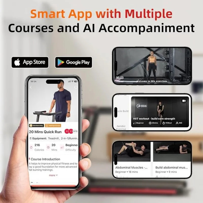 3.5 HP Treadmill for Home with Incline Folding Treadmills