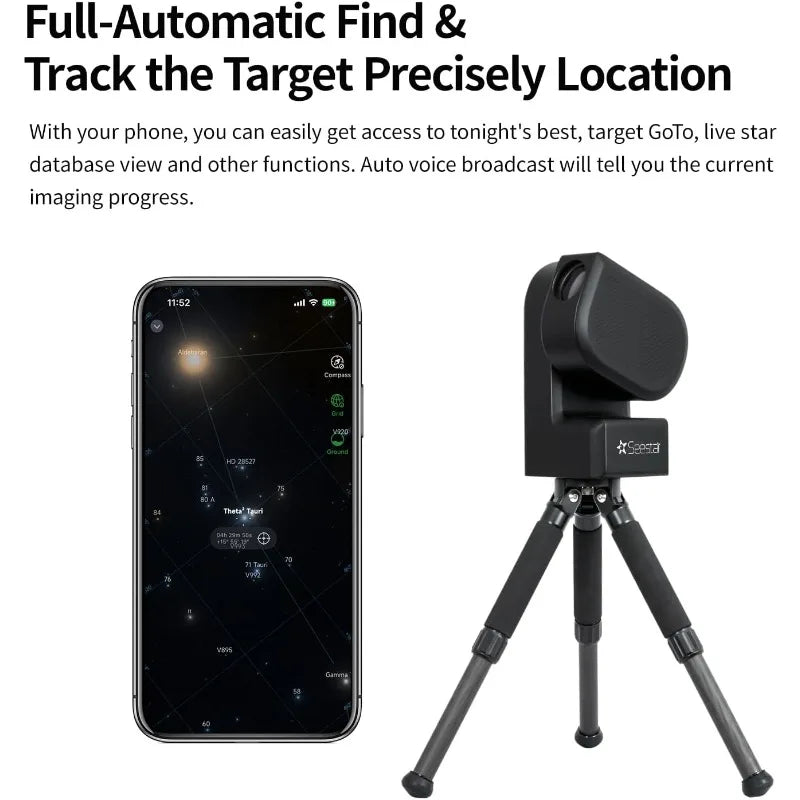 Seestar S50 Smart Digital Telescope All-in-One Autofocus Portable For Beginners And Experienced Users