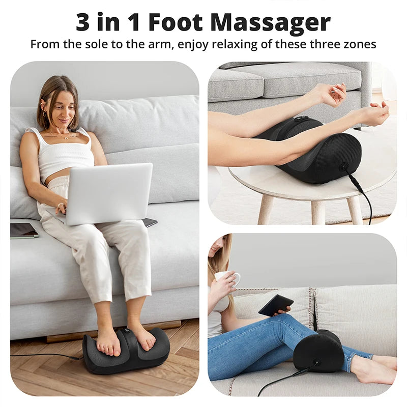 Medcursor Electric Foot Massager Shiatsu Kneading Deep Tissue