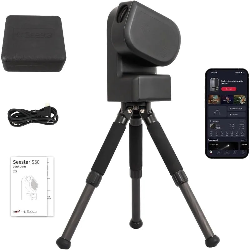 Seestar S50 Smart Digital Telescope All-in-One Autofocus Portable For Beginners And Experienced Users
