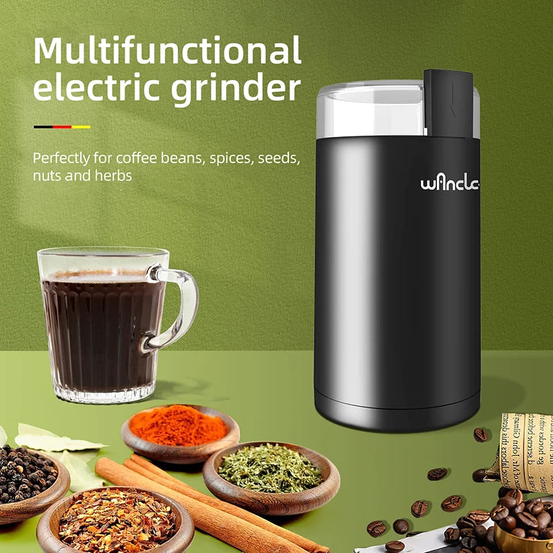 200w eHigh-Power Coffee Grindr Household Multifunctional Coffee Bean Grinder Machine Home Appliance Kitchen Tools 220V/120V