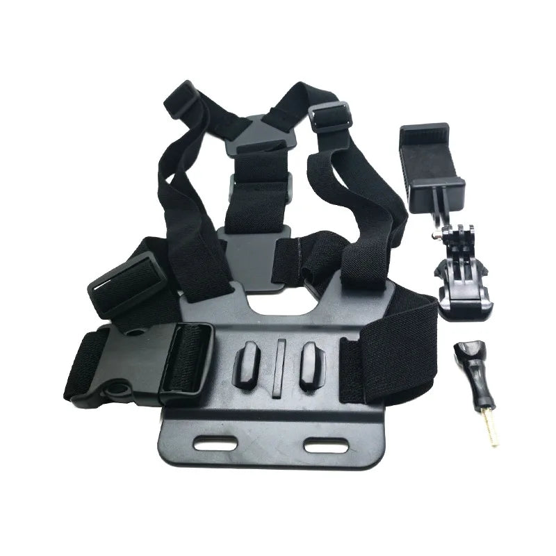 Mobile Phone Chest Strap Mounting Holder First-angle Video Bracket Fixed Clip Live Broadcast Accessories