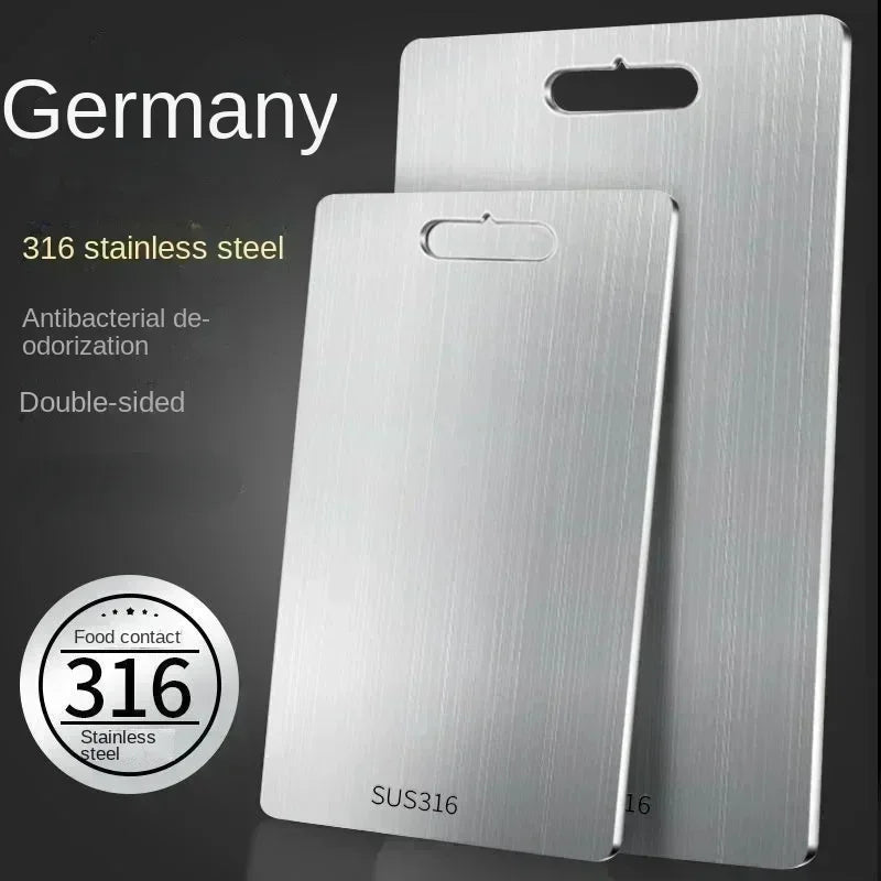 316 Thickened Cutting Board Stainless Steel Cut Vegetables Meat Chopping Board Cooking Tools Anti-mold Cutting Boards Mats