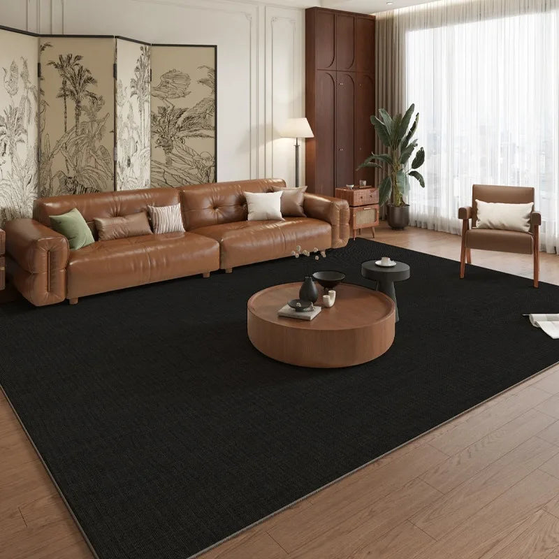 pLiving Room Caret Bedroom Decor Anti-slip Large Rug Wear-resistant Floor Mat Home Decoration Brown Carpets Alfombra שטיח לסלון