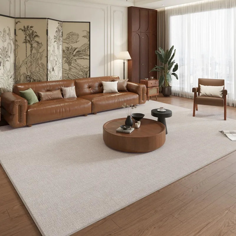 pLiving Room Caret Bedroom Decor Anti-slip Large Rug Wear-resistant Floor Mat Home Decoration Brown Carpets Alfombra שטיח לסלון