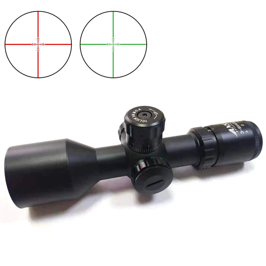 1pc 3-9*42E Illuminated Tactical Rifle Scope, With Red/Green & Holographic Dot Sight - For Hunting & Shooting Enthusiasts -