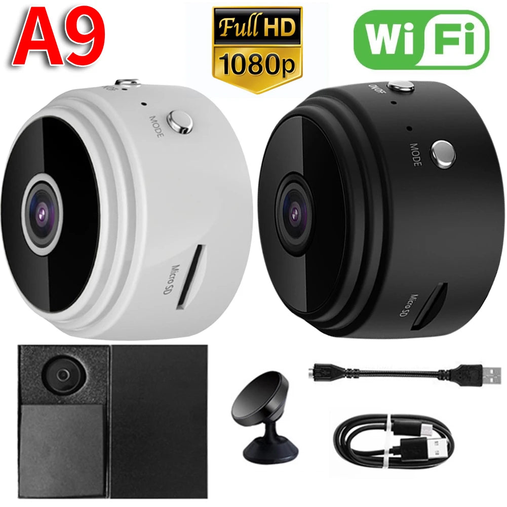 Wireless Camera HD 1080p Voice Video Recorder Night Vision USB Rechargeable Remote Viewing Strong Magnetic for Infants and Pets
