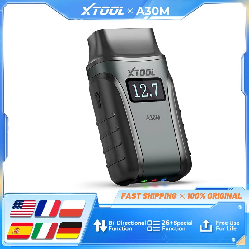 XTOOL Anyscan A30M OBD2 Scanner Active Test Car Diagnostic Tool