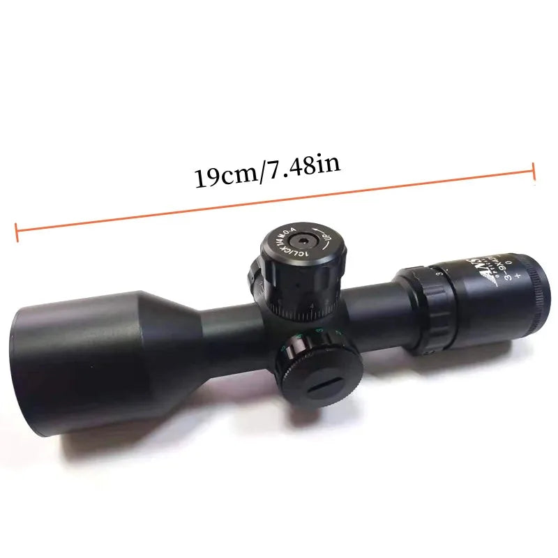 1pc 3-9*42E Illuminated Tactical Rifle Scope, With Red/Green & Holographic Dot Sight - For Hunting & Shooting Enthusiasts -