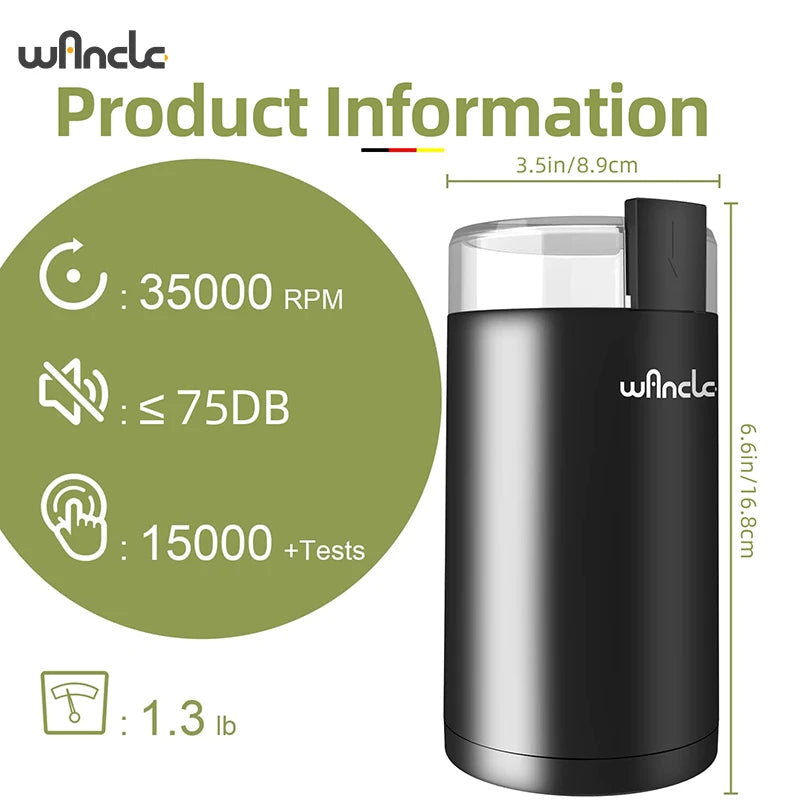 200w eHigh-Power Coffee Grindr Household Multifunctional Coffee Bean Grinder Machine Home Appliance Kitchen Tools 220V/120V